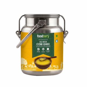 Bilona-Churned A2 Cow Ghee - 2.5L Dolchi