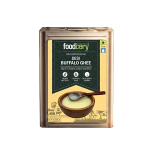 Bilona-Churned Desi Buffalo Ghee - 15L Tin